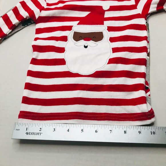 2 Set Pack 4 Piece Just One You Made By Carter's Boy's 4T Dark Santa Pajama New - Picture 10 of 16